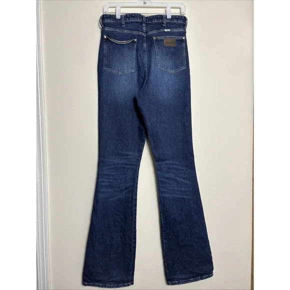 Wrangler Women's Jeans 31x36 High Rise Boot Cut Denim Westward 626 Dark Wash Vtg - Picture 5 of 15